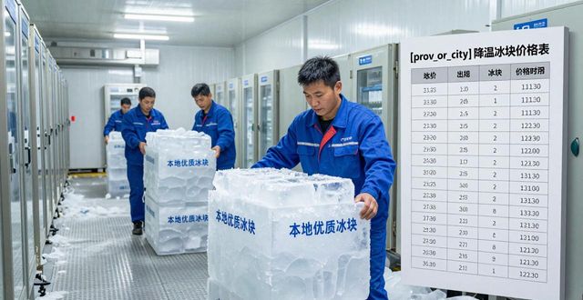 上海青浦降温冰块多少钱一吨？本地制冰厂报价来了