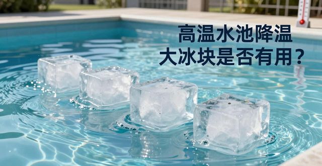 上海青浦高温水池降温大冰块，到底管不管用？
